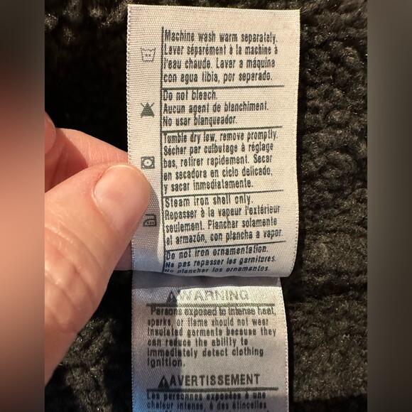 Carhartt Gray Sherpa Lined Full Zip Stand Up Collar Mens 2XL NexGen Embroidery - Picture 6 of 10